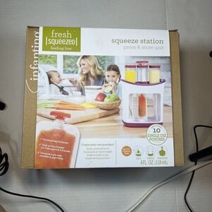 Infantino Squeeze‎ Station Store Fresh Squeezed Fill Your Own Baby Puree Pouches